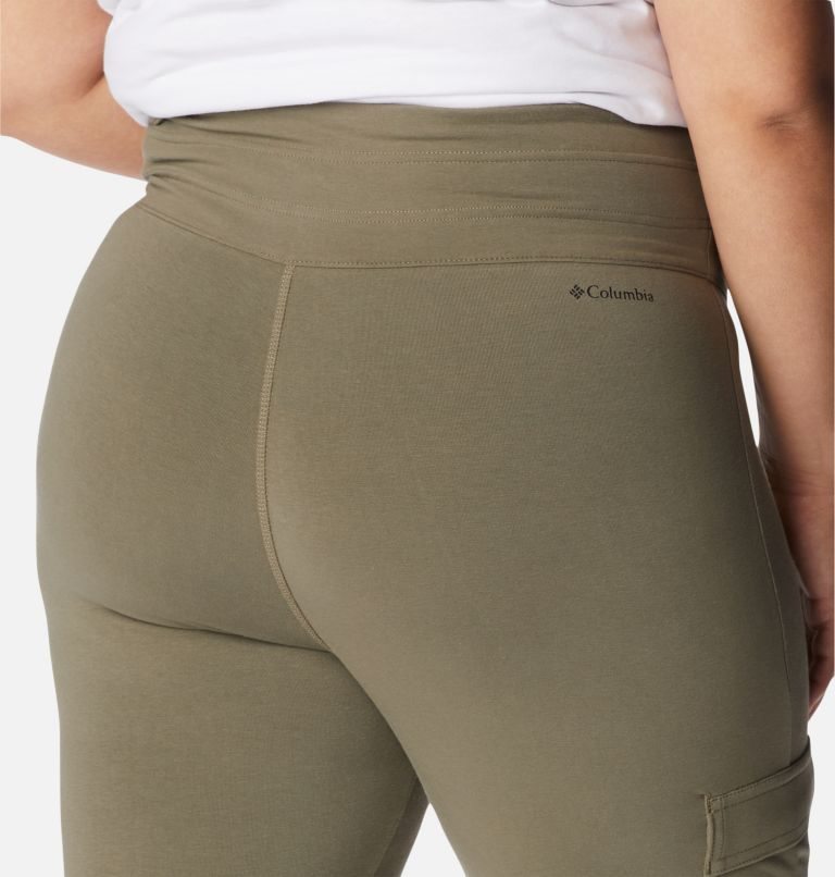 Women's Columbia Trek Leggings Olive | Plus Size CA-O1406